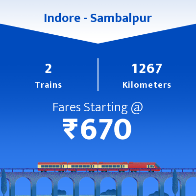 Indore To Sambalpur Trains